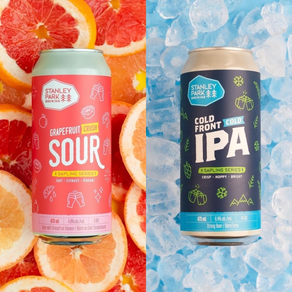 Stanley Park Brewing Releases Grapefruit Crush Sour and Cold Front Cold IPA