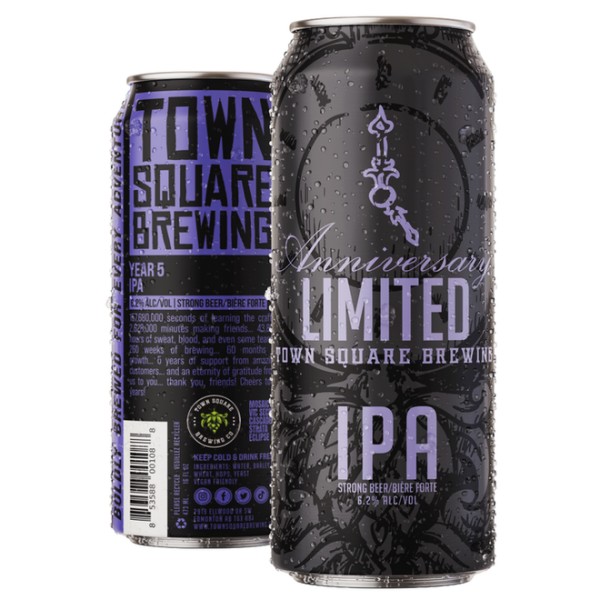 Town Square Brewing Releases Year 5 Anniversary IPA