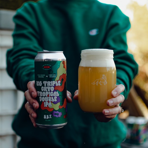 Field House Brewing and Twin Sails Brewing Release Big Triple Cryo Tropical DIPA