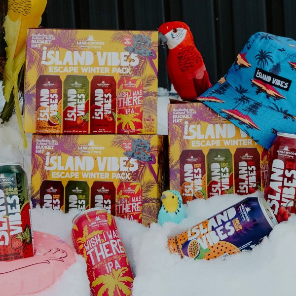 Lake of the Woods Brewing Releases Island Vibes Escape Winter Pack