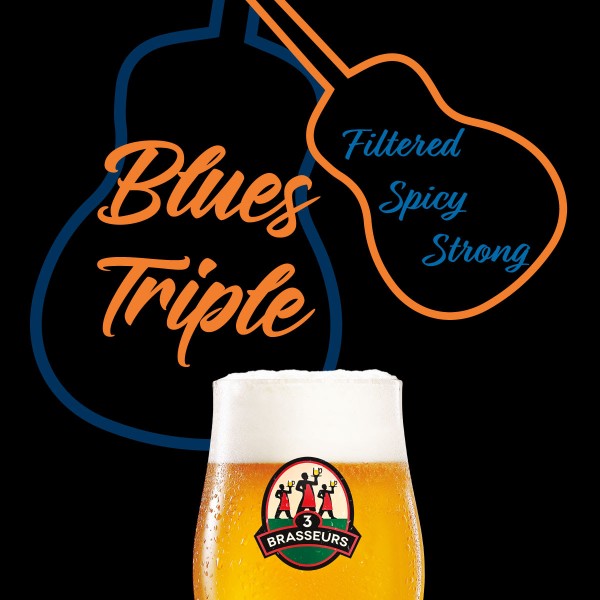Les 3 Brasseurs/The 3 Brewers Releases Blues Triple