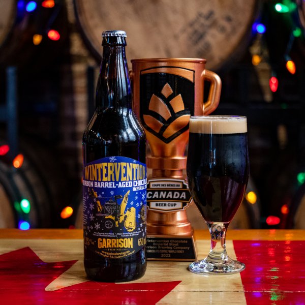 Garrison Brewing Releases 2022 Edition of Bourbon Barrel-Aged Wintervention Chocolate Imperial Stout