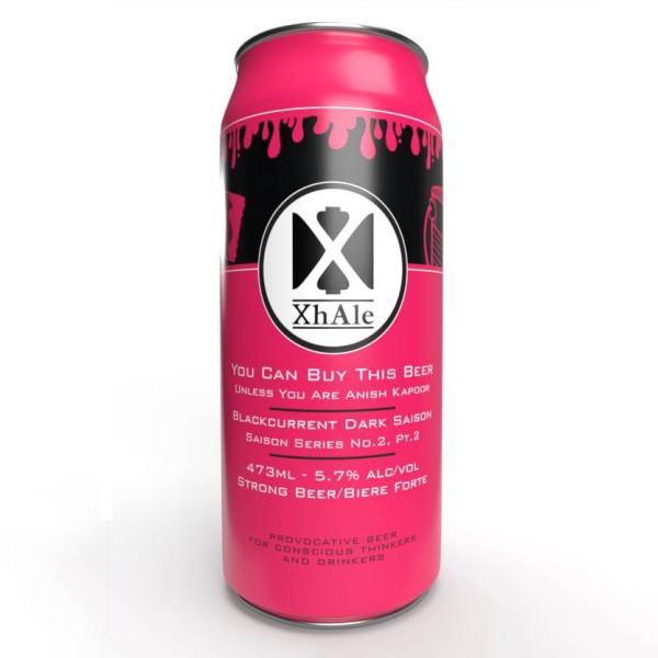 XhAle Brew Co. Releases You Can Buy This Beer Unless You Are Anish Kapoor Blackcurrant Dark Saison
