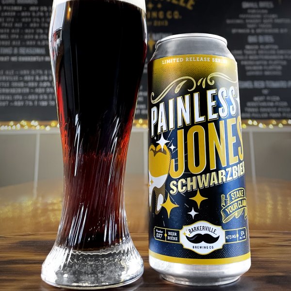 Barkerville Brewing Releases Painless Jones Schwarzbier