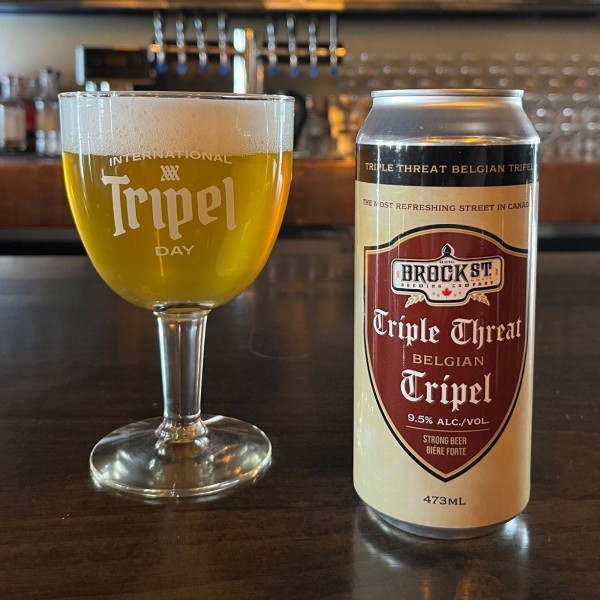 Brock St. Brewing Releases Triple Threat Belgian Tripel for International Tripel Day