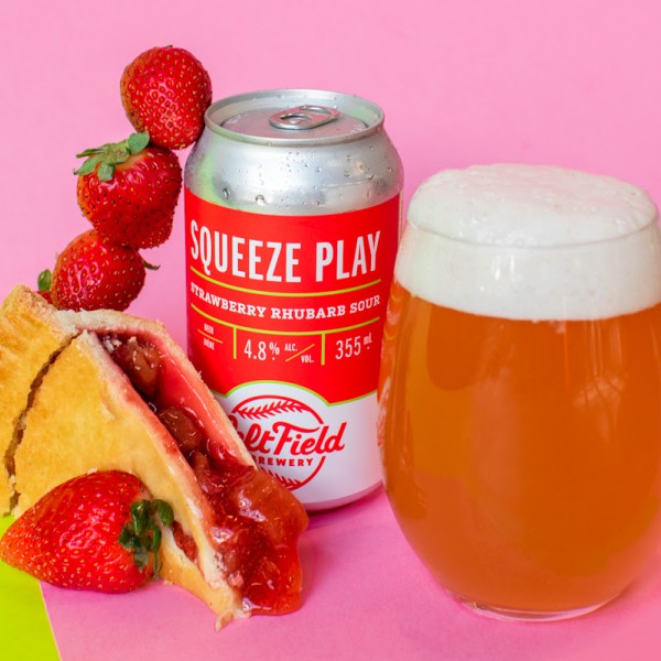 Left Field Brewery Brings Back Squeeze Play Strawberry Rhubarb Sour