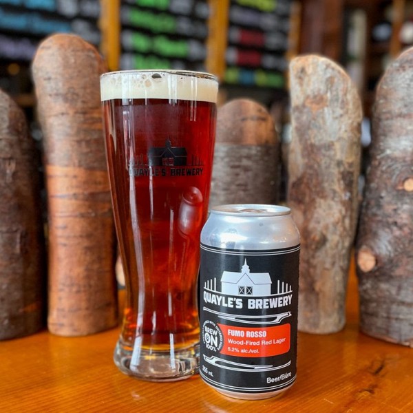 Quayle’s Brewery Releases Fumo Rossa Wood-Fired Red Lager and Cabin Fever Raspberry Strawberry Sour