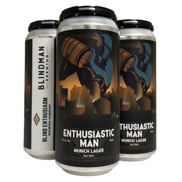 Blindman Brewing Releases Enthusiastic Man Munich Lager and Mojito Beer Cocktail
