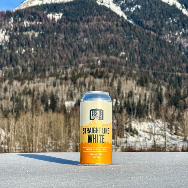 Fernie Brewing Releases Straight Line White Belgian-Style Witbier