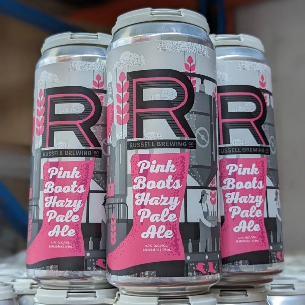 Russell Brewing Releases Pink Boots Hazy Pale Ale