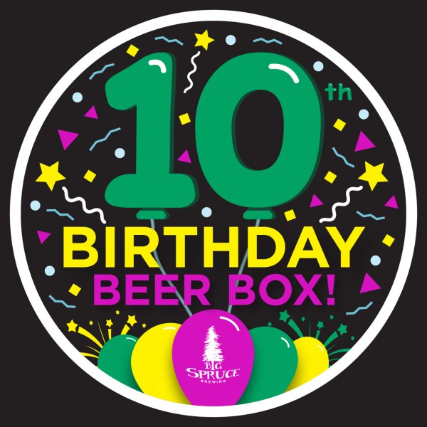 Big Spruce Brewing Releases 10th Birthday Beer Box