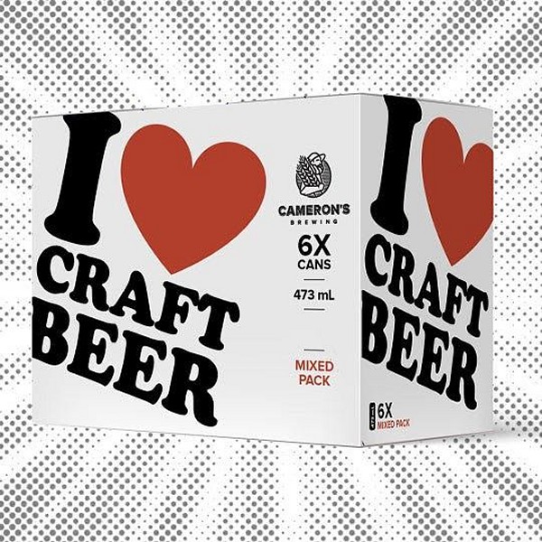 Cameron’s Brewing Releases I ❤️ Craft Beer Mixed Pack