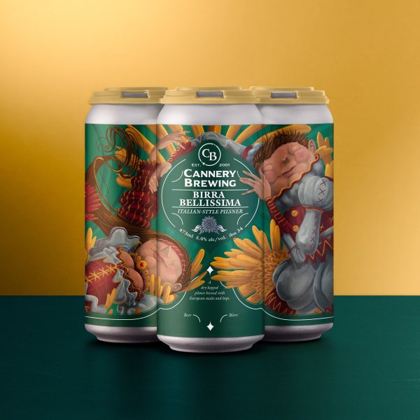 Cannery Brewing Releases Birra Bellissima Italian-Style Pilsner and Okanagan Daze Berry & Lime Wheat Ale