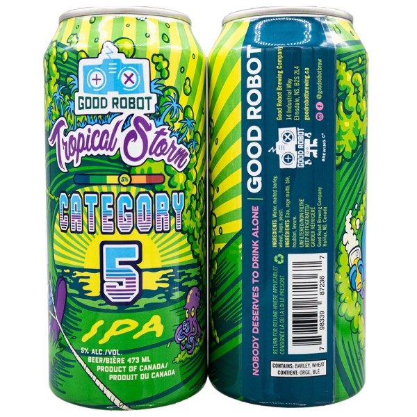 Good Robot Brewing Releases Tropical Storm Category 5 IPA