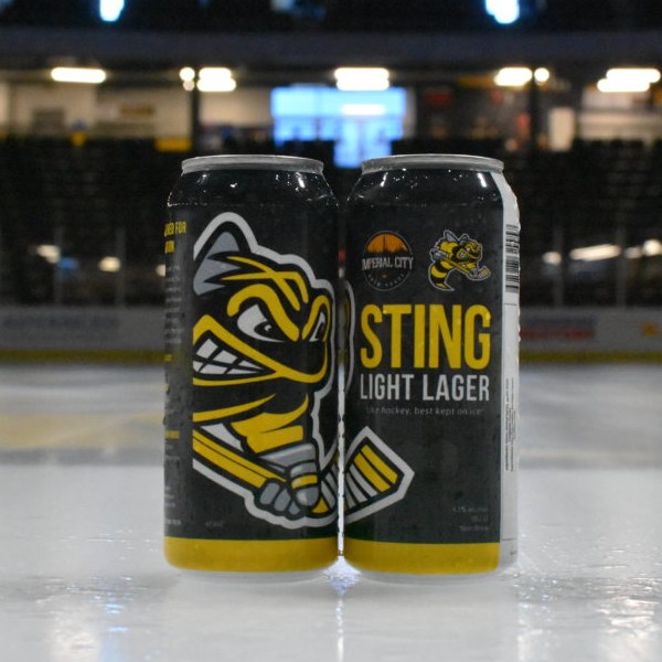 Imperial City Brew House and Sarnia Sting Release Sting Light Lager