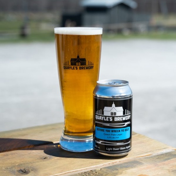 Quayle’s Brewery Releases Before You Wreck Yo Self Czech Pale Lager