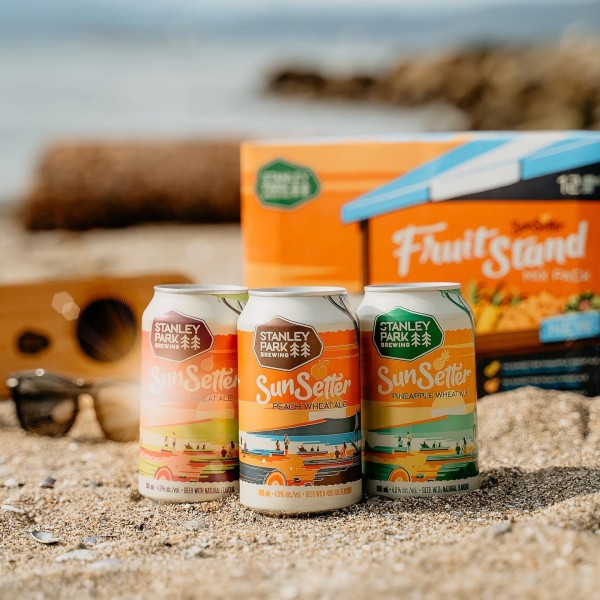 Stanley Park Brewing Releases 2023 Edition of SunSetter Fruit Stand Mix Pack