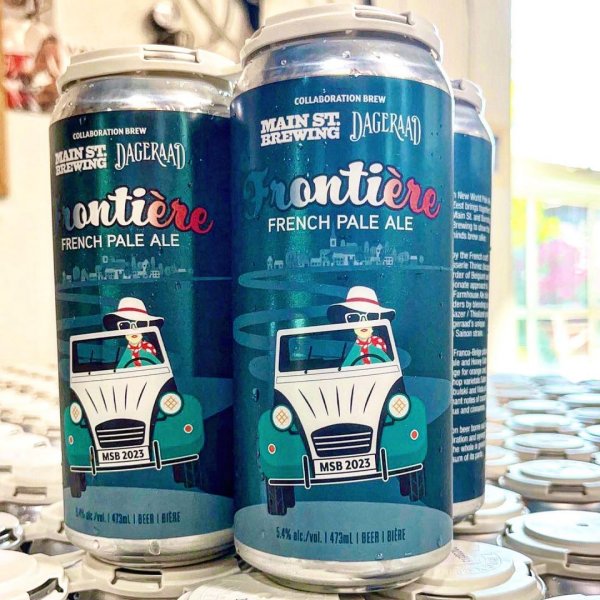 Main Street Brewing and Dageraad Brewing Release Frontière French Pale Ale