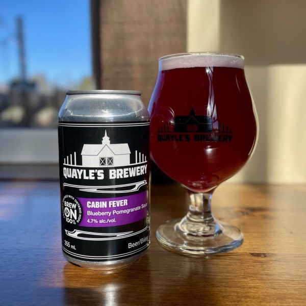 Quayle’s Brewery Releases Cabin Fever Blueberry Pomegranate Sour