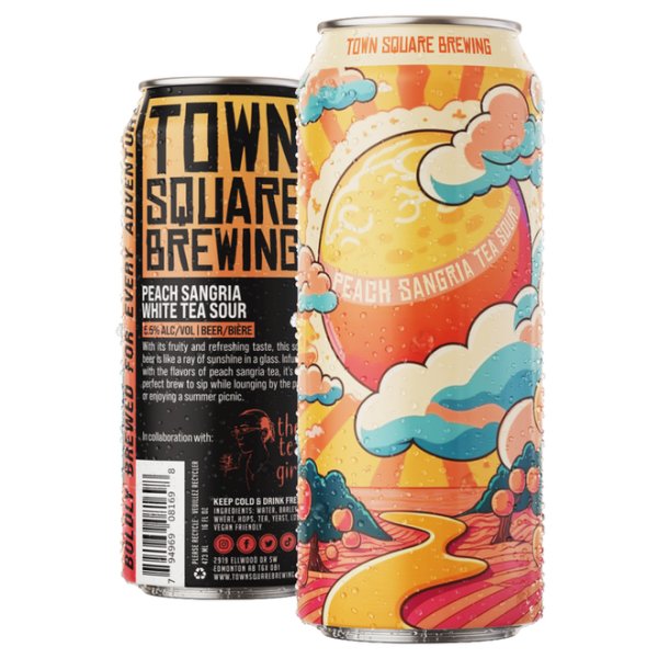 Town Square Brewing and The Tea Girl Release Peach Sangria White Tea Sour