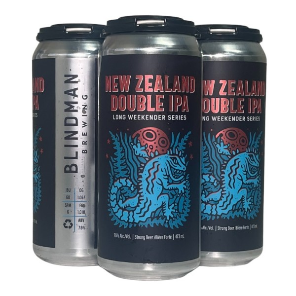 Blindman Brewing Releases New Zealand Double IPA