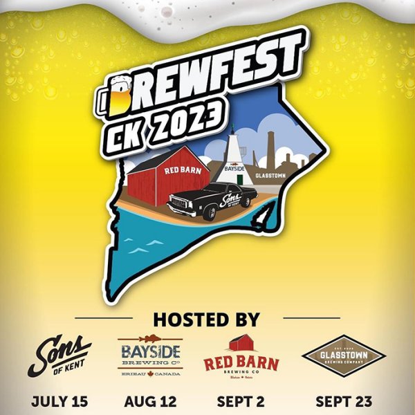 Breweries in Ontario’s Chatham-Kent Region Announce BrewFest CK 2023 Event Series