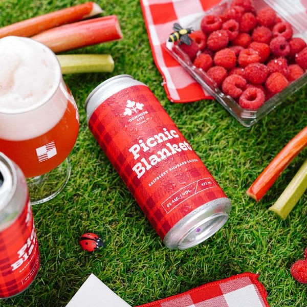 Dominion City Brewing Brings Back Picnic Blanket Raspberry Rhubarb Saison