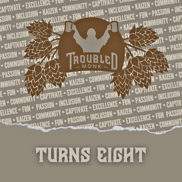 Troubled Monk Brewery Hosting 8th Anniversary Party and Scavenger Hunt This Weekend