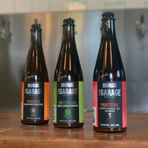 Main St. Brewing Releases Three Garage Series Beers & VCBW Collaboration Ale for 9th Anniversary