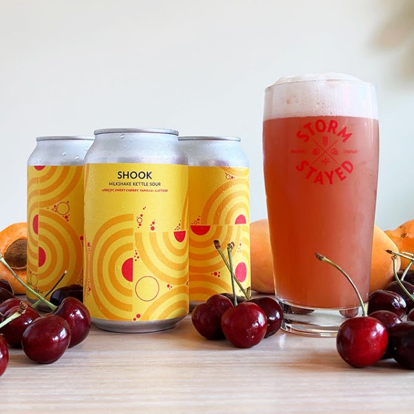 Storm Stayed Brewing Releases Apricot & Sweet Cherry Edition of Shook Milkshake Kettle Sour