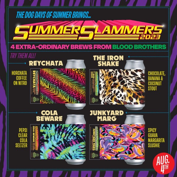 Blood Brothers Brewing Releases Summer Slammers 2023 Series