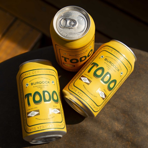 Burdock Brewery Releases Todo Light Lager and Nula Clementine Sour