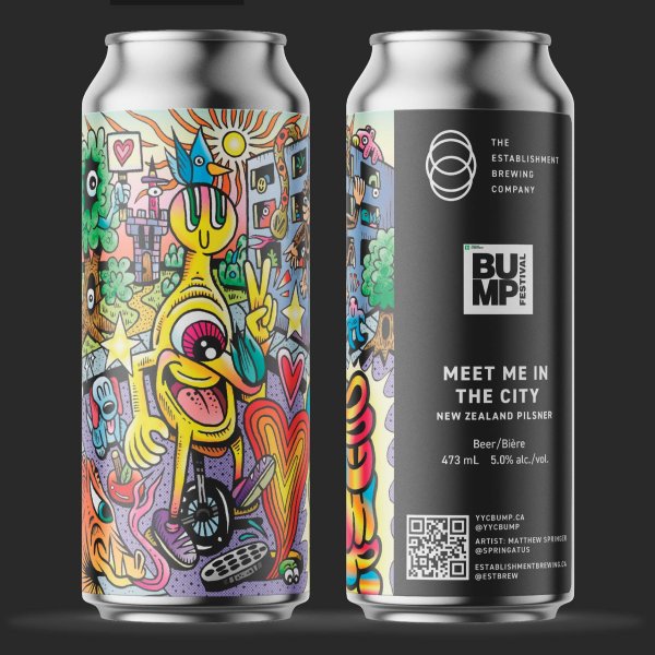 The Establishment Brewing Company and BUMP Festival Release Meet Me In The City New Zealand Pilsner