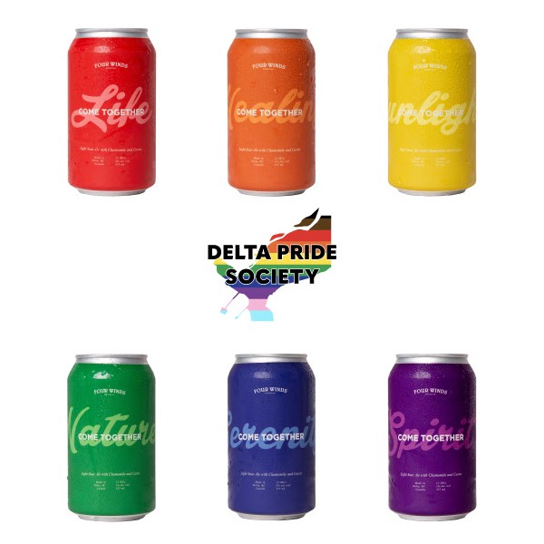 Four Winds Brewing and Delta Pride Society Release Come Together Light Sour Ale