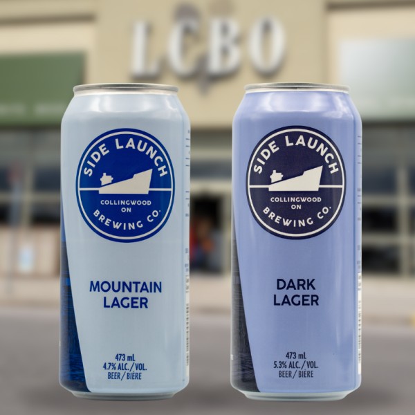 Side Launch Brewing Mountain Lager and Dark Lager Now Available at LCBO