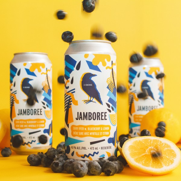 2 Crows Brewing Releases Jamboree Sour with Blueberry & Lemon