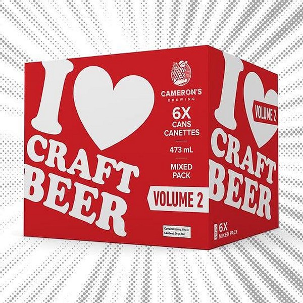 Cameron’s Brewing Releases I ❤️ Craft Beer Volume 2 Mixed Pack