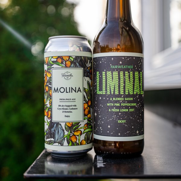 Fairweather Brewing Releases Molina IPA and Liminal Blended Saison