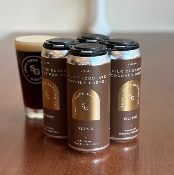 Small Gods Brewing Releases Blink Milk Chocolate Coconut Porter
