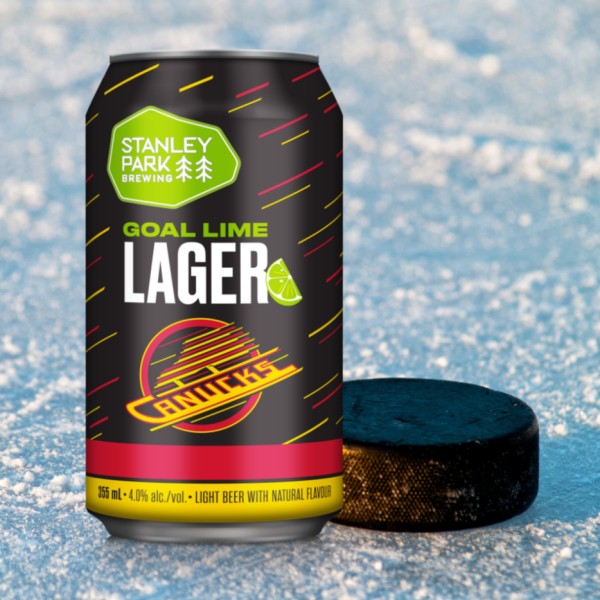 Stanley Park Brewing and Vancouver Canucks Release Goal Lime Lager