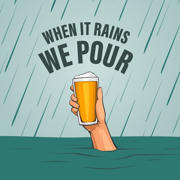 Wheelhouse Brewing Launching “When it Rains, We Pour” Promotion