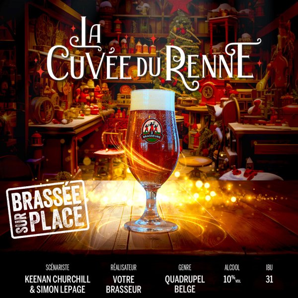 Les 3 Brasseurs/The 3 Brewers Releases La Cuvée du Renne